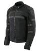 New - Women's Size XL Milwaukee Leather Black Armored Textile Motorcycle Jacket - All Season Jacket w/Removable Liner . Model # MPL2775 . Retail $120 .