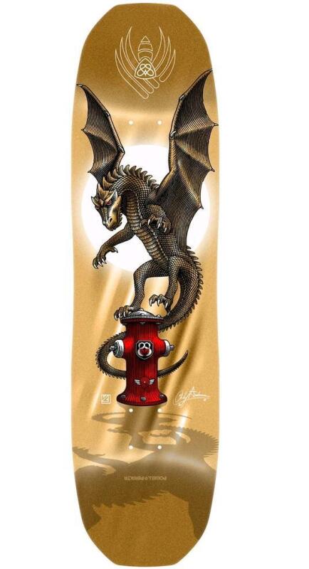 New - Powell Peralta Andy Anderson Hydrant Flight Gold Foil Skateboard Deck . Measures 8 ⅜"&times;32" w/14" Wheelbase (pre-drilled holes) , Sealed . Retail $150