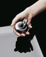 New Craighill WAVELINKS Puzzle : 2.25" &times; 2.25" &times; 3", 1lb 3oz, Vapor Black + Stainless Steel, Branded Handle.com | Retails Over $200!