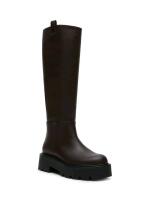 New in Box | Size 7 Women's MADDEN GIRL Crowww Platform Lug Sole Knee High Boots - Wide Calf| Retails for $140 Chocolate Brown