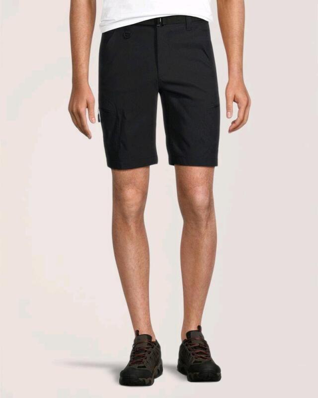 New Size 34 &times; 9.5 Men's WIND RIVER Hyper-Dri HD1 Water Repellent Hiking Shorts, 9CZFWRSP01-565N, Black