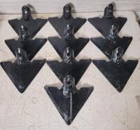 10 New Danish S-Tine Cultivator Sweep / Field Cultivator Sweep . See Photos for size