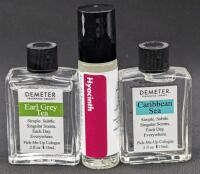 2 New DEMETER Fragrance Library 15ml Pick-Me-Up Colognes & Roll-On Perfume Oil 10ml : Earl Grey Tea, Caribbean Sea & Hyacinth