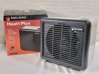Black & Decker 3-Setting Heat'r Plus - 500w/1000w/1500w . Model # HF200 . Tested Working . Measures 9"&times;9"&times;5.5"