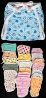 24 New Size Newborn to 6 Month KIDSKA Newborn Baby Cotton Cloth Nappies / Covers