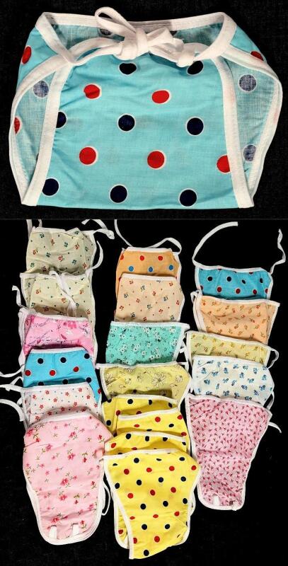 24 New Size Newborn to 6 Month KIDSKA Newborn Baby Cotton Cloth Nappies / Covers