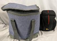 Case Logic Camera Bag & Insulated Lunch Bag. Case Logic Stands 8" Tall.