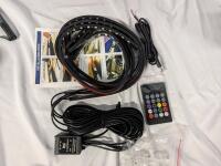 New Colourful Chassis Lights Kit for Cars. Light strips measure 25"