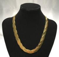 Nina Ricci for Avon Gold Braid Necklace