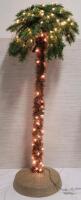 Palm Island Home Pre-Lit Palm Tree . Measures 5ft. Tall . Tested Working