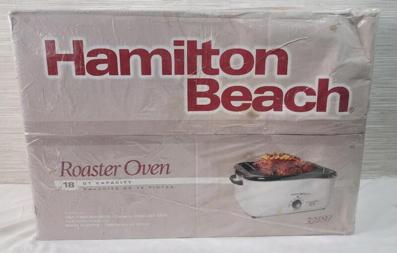 As New - Hamilton Beach 18qt. Roaster Oven , Sealed .