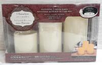New Pack of 3 Flameless LED Candles, w/ 6 Duracell Batteries Included