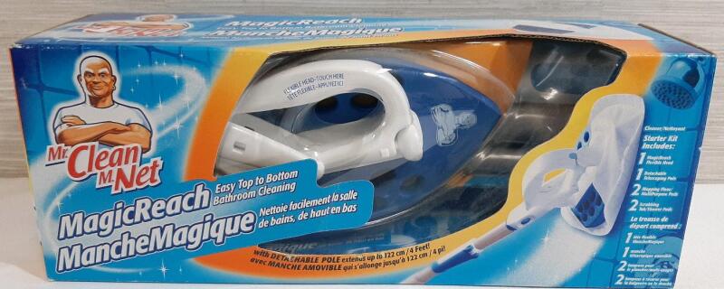 New Mr Clean Magic Reach Detachable Cleaning Bathroom Mop