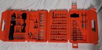Black & Decker Cordless 2.4Volt Cordless Screwdriver Kit , 99% Complete (missing 1 drill bit) . Tested Working