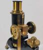 Antique 1921 Bausch & Lamb Optical Co. Microscope w/Four (4) Original Lens , Manual & Wooden Storage Box . Amazing Condition for Its Age - 7
