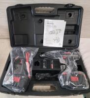 New - Craftsman 19.2 Volt Cordless Variable Speed Drill & Work Light Combo with Case . Includes : Drill , Light , 2 Batteries & Battery Charger in Case