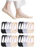 12 New Pairs Size XL (11.5-13.5) Women's CAUDBLOR Thin No Show Socks, Low Cut Liner Non-Slip, Cool Comfort & Breathable | $50 Retail Value!