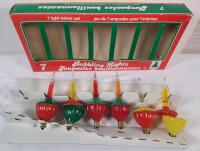 6 Vintage Christmas Tree Bubbling Lights . Two (2) need repair . Untested , As Is