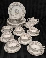 36 Piece Beautiful Grosvenor Dishes - Crestwood Pattern
