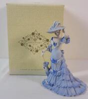 Vintage Coalport " The Hampshire Collection - ERIN " Figurine w/Original Box . Measures 8.5" tall . No visible chips or cracks