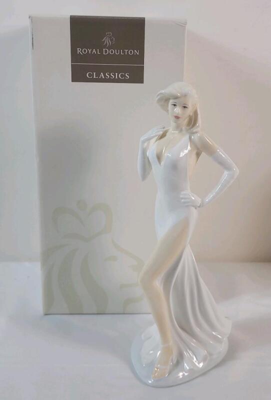Royal Doulton Classics " The Sensual Collection SIMONE " Figurine , HN 4535 - Original Box . Measures 10 &frac34; tall . No chips or cracks