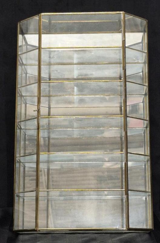 Vintage 6 Tier Glass Display Shelf Wall Mount - 9.6" L x 4.15" W x 15.5" H