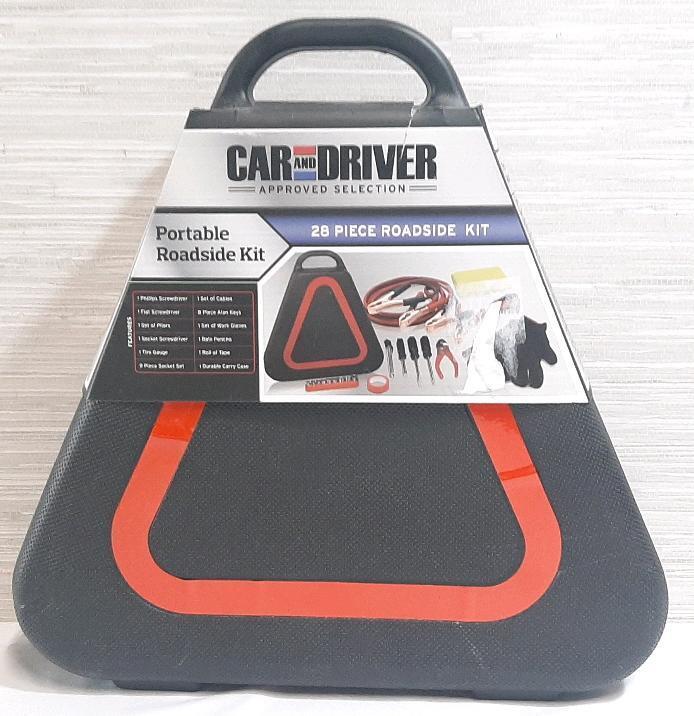 New Car and Driver Portable 28pc Roadside Kit