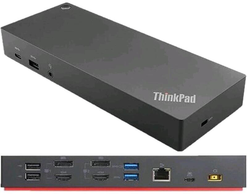 New LENOVO ThinkPad Hybrid USB-C with USB-A Dock US (40AF0135US) - Works w Non-Lenovo & USB-C Waptop Computers - Retails for $239 On Sale (Reg $349.99)!!
