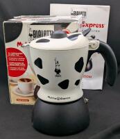 BIALETTI Casa Italia MUKKA EXPRESS 2-Cup Cappuccino Maker with Original Box & Instructions