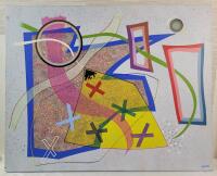 " New Wave Romantics " by Canadian Artist David Chirko - Liquidtex on Canvas . Measures 30"&times;24"