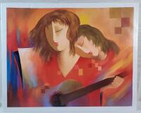 " Forever Friends " by Artist ARBE Giclee on Canvas Signed & Numbered #50/50 . Measures 28"&times;22" .