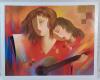 " Forever Friends " by Artist ARBE Giclee on Canvas Signed & Numbered #50/50 . Measures 28"&times;22" .