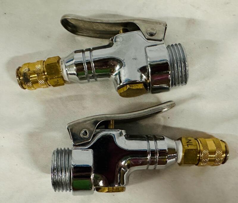 2 As-New Lever-Handle Wand Hose Valves (4.25&rdquo;) - Retails for over $80.00