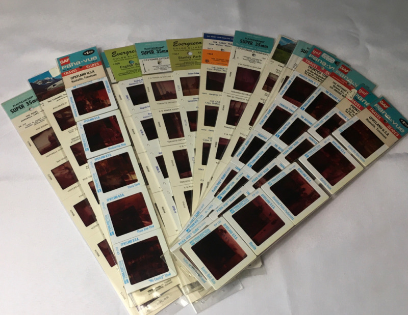 Unopened Packs of 35mm Travel Slides