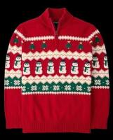 New sz XXL Men's Children&rsquo;s Place Fairisle Half Zip Sweater