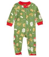 New sz 6-9Months Burt's Bee Organic Cotton Sleeper with Feet