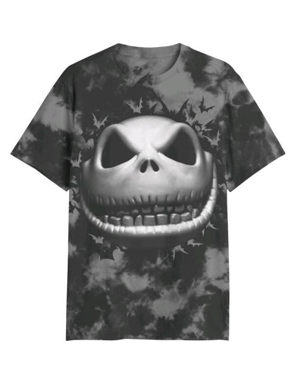 New sz XLarge Men's Disney Nightmare Before Christmas Graphic T-Shirt - Jack Face