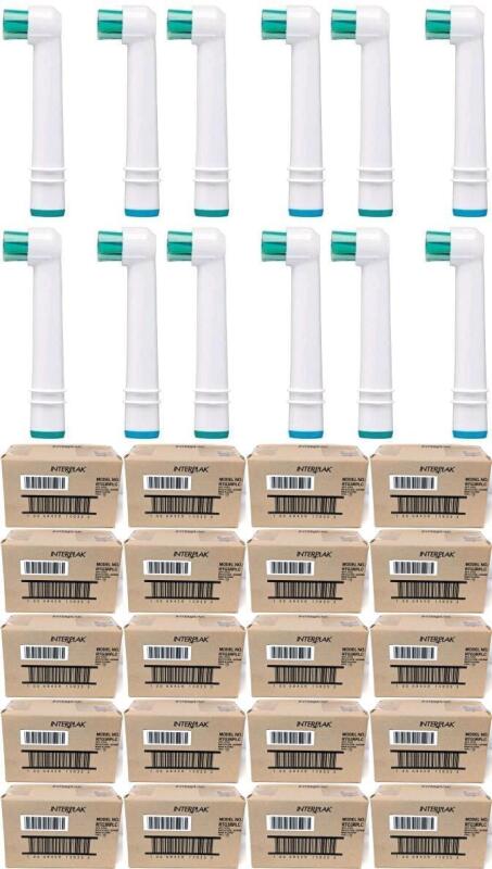 120 New Packs CONAIR Interplak OptiClean Replacement Power Plaque Brush Heads RTG35PLC | 20 Boxes, Each Box Holds 6 Packs of 2 Brush Heads Each | Over $120 Retail Value!