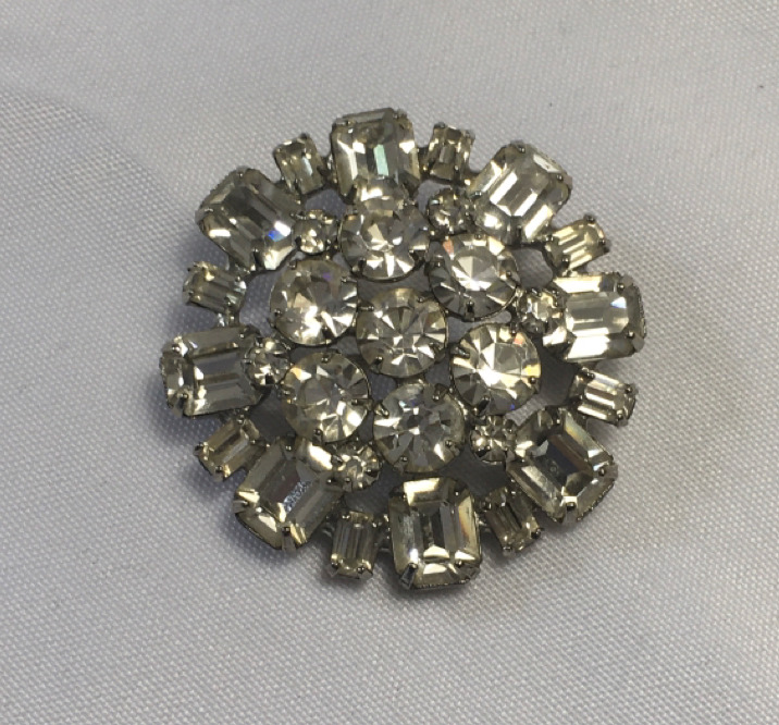 Weiss Fabulous Ice Crystal Brooch