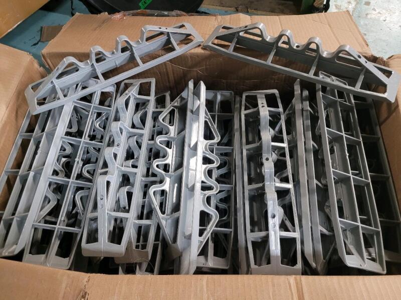60 New Better Air Rebar Column Slider , 3-Bar w/2.5" Spacing . Slider measures 15 ⅜"&times;3 ⅜" . Model #