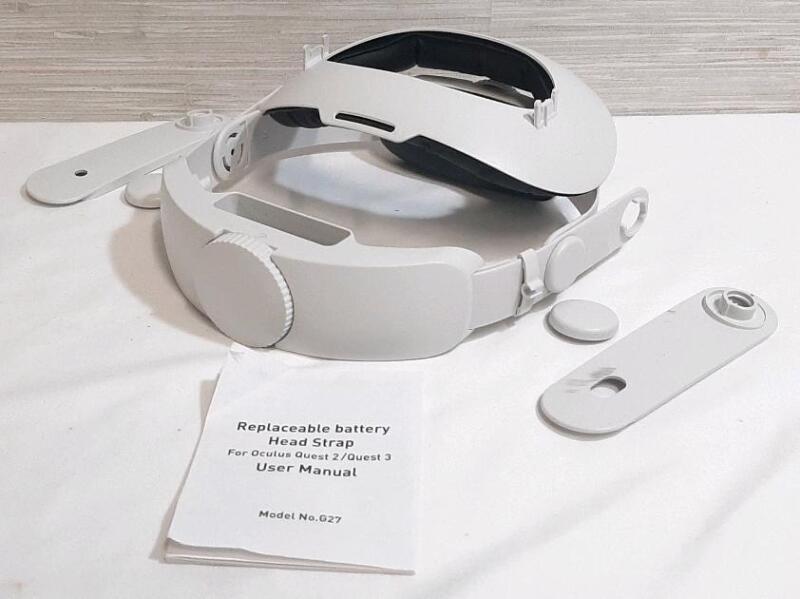 New Replaceable Battery Head Strap for Oculus Quest 2/3 Headsets