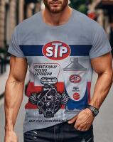 New Size XL STP Scientific Processing Petrol Engine Graphic T-Shirt Men's Regular Fit Round-Neck S/S 100% Polyester Keep Your Engine Running <br/>Machine Wash Stock photos added