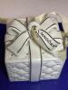 Pandora Quilted Porcelain Gift Box Limited Edition from 2016 Original Black Satin Lined Box and Ribbon Approximately 2 x 2.25&rsquo;&rsquo; no chips or cracks noted as new - 4