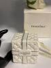 Pandora Quilted Porcelain Gift Box Limited Edition from 2016 Original Black Satin Lined Box and Ribbon Approximately 2 x 2.25&rsquo;&rsquo; no chips or cracks noted as new - 5