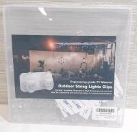 New Pack of 15+ Outdoor String Light Clips
