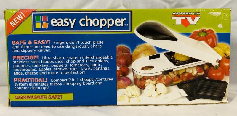 New Easy Chopper, 2-in-1 Chopper/Container System