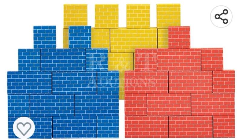 40 New Kid's Cardboard Building Blocks