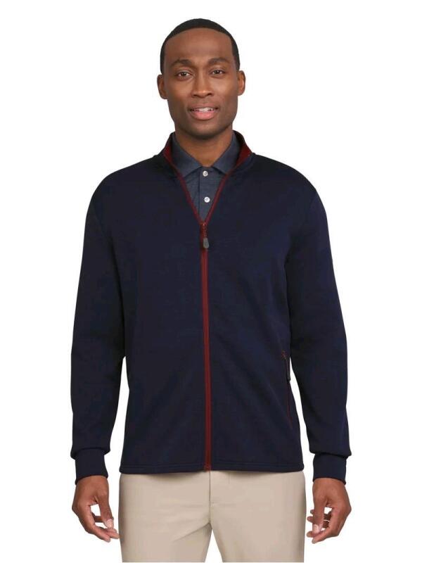 New sz 2XL Men's Chaps Golf Performance Fleece Full-Zip Jacket