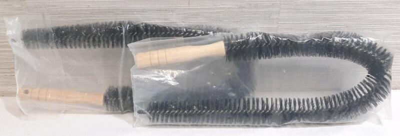 2 New Bristle Cleaning Brushes | Bristle Parts are 24" Long
