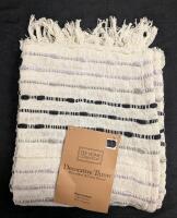 New Tex Home Collection Decorative Throw. 50" by 60"